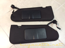 Load image into Gallery viewer, 2005-2013 Chevrolet C6 Corvette Driver/Passenger Side Sun Visors with Lighted Mirror, Pair